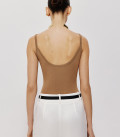 Viscose body with thin straps Celine сaramel