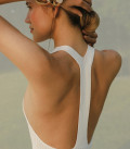 Mini dress with bare shoulders Mojito milk